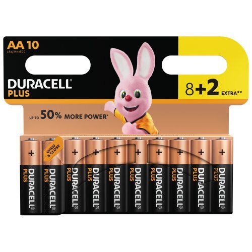 Plus power aa batterier cp 8+2 pack