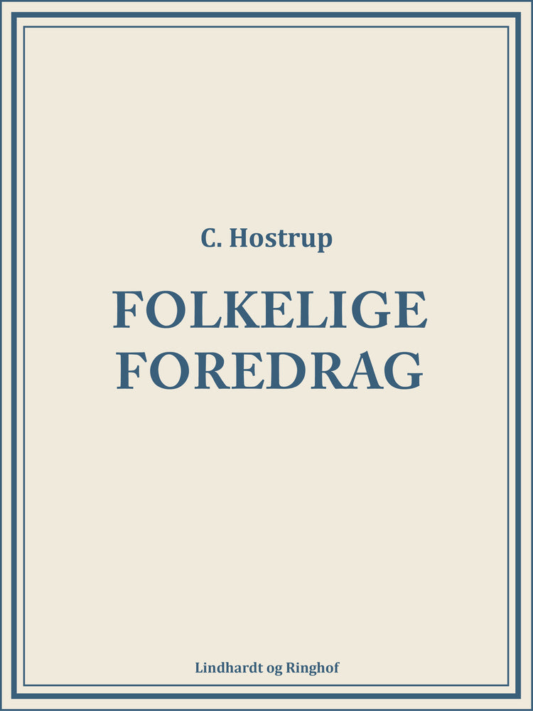 Folkelige foredrag