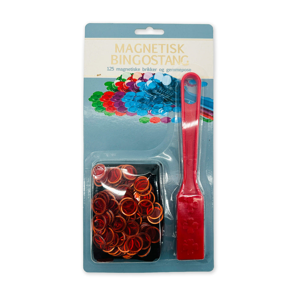 Bingostang inkl. 125 magnetiske brikker asst