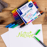 Brush letter duo Staedtler 12 ass. etui