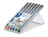 PIGMENTLINER STAEDTLER 6 ASS. FARVER