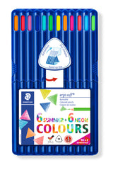 Farveblyant Staedtler ergosoft 6+6