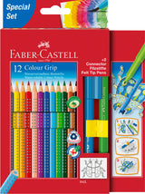FARVEBLYANT GRIP Faber-Castell 12+2 TUSSER