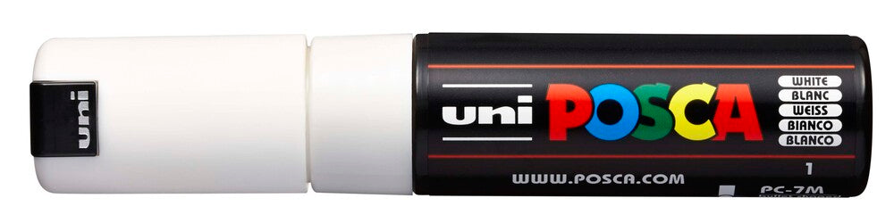 Paintmarker Uni POSCA pc-7m hvid