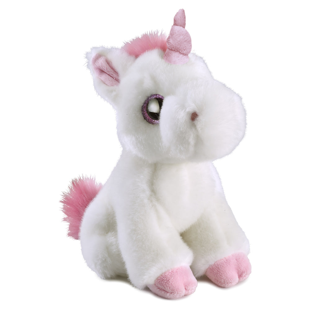 Glitter Eyes bamse, enhjørning 20 cm