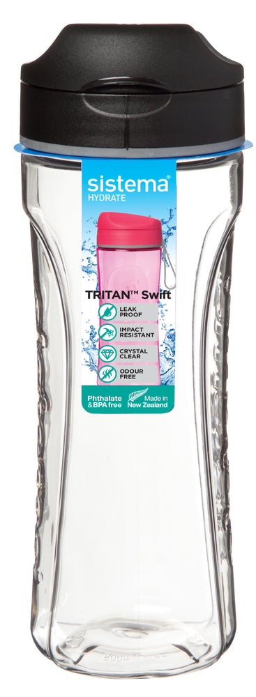 Drikkeflaske sort 600 ml
