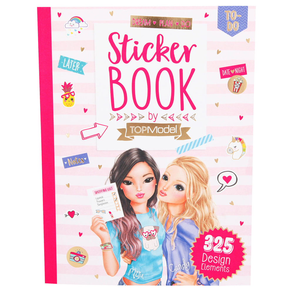 TOPModel STICKERSBOG GULD