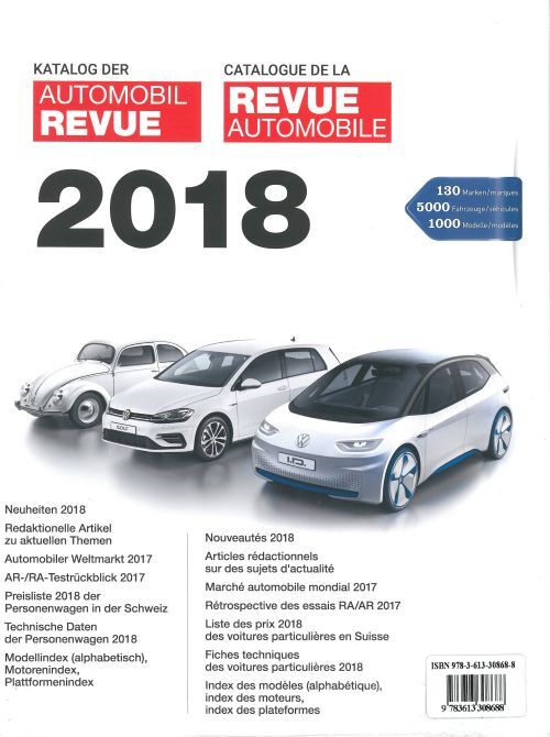 Katalog der Automobil-Revue 2018