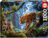 Puslespil tigers in the tree 1000 brikker