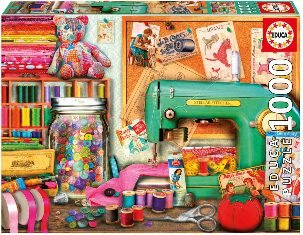 PUSLESPIL SEWING CORNER 1000 BRIKKER