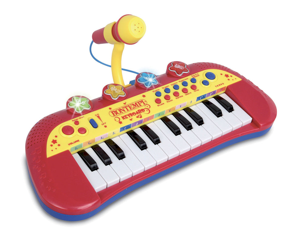 Elektrisk keyboard med mikrofon