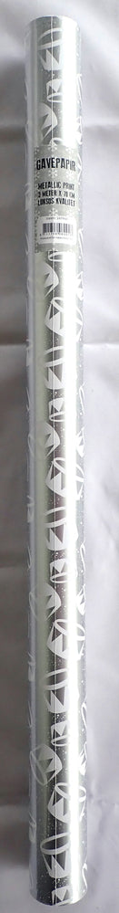 GAVEPAPIR SØLV TROMME METALLIC 3 M X 70 CM