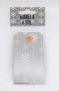 MANILLA SNEFNUG SØLV FOIL 4 STK