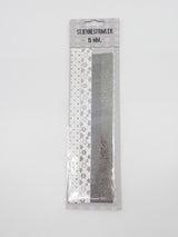 STJERNESTRIMLER KOKSGRÅ FOIL 15 MM 24 STK