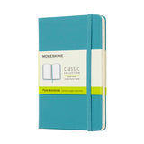 Notesbog Moleskine pocket lysblå m/192 blanke ark hard
