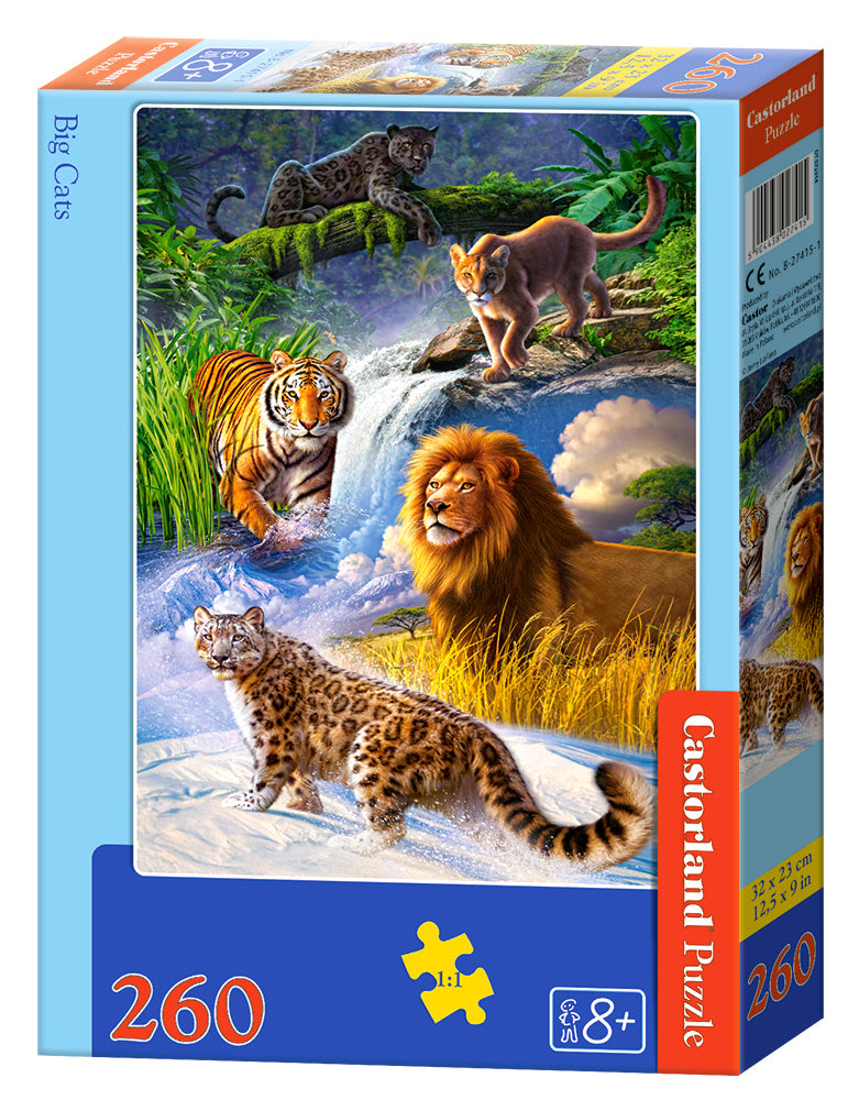 Castor puslespil store kattedyr 260 brikker