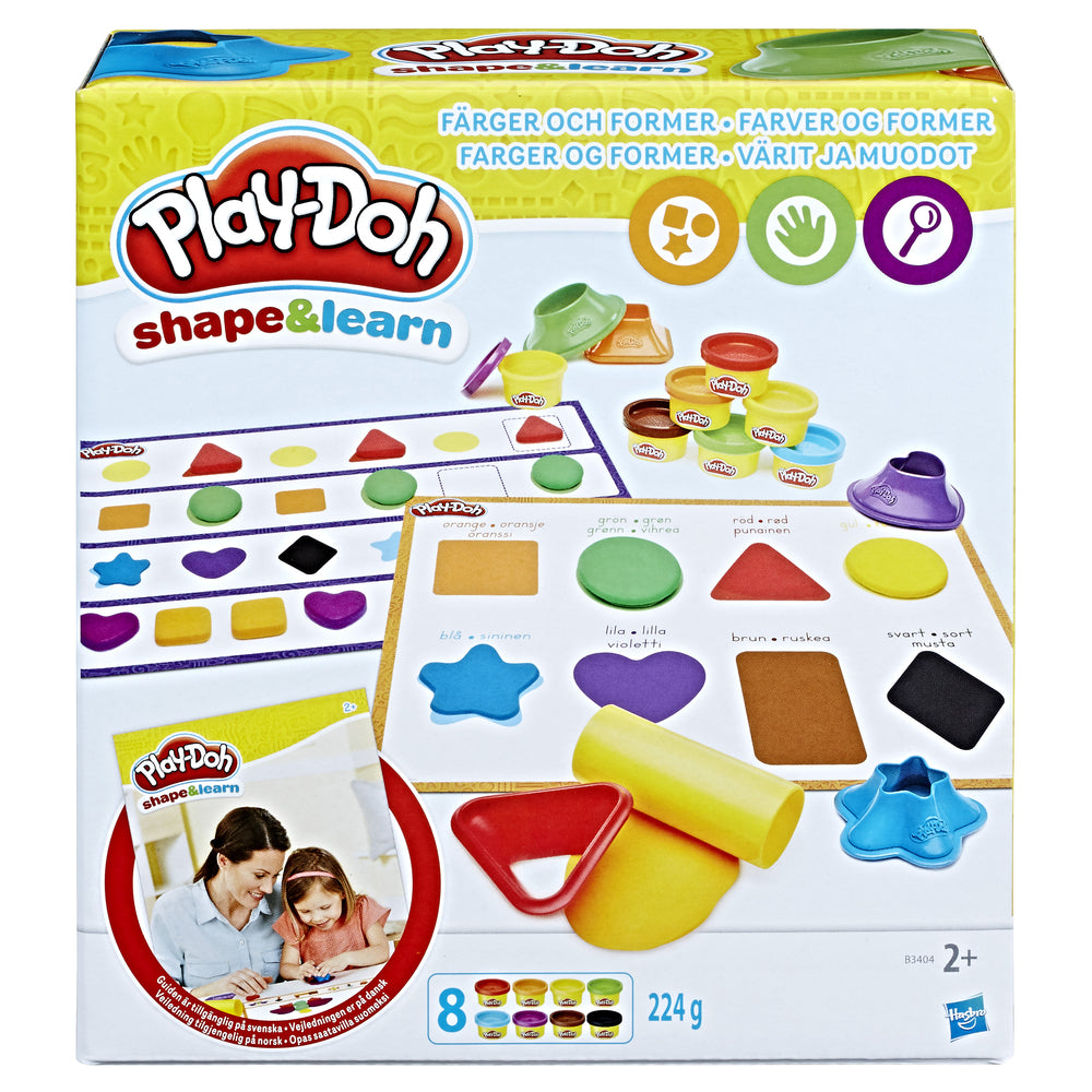 Play-doh colors and shapes