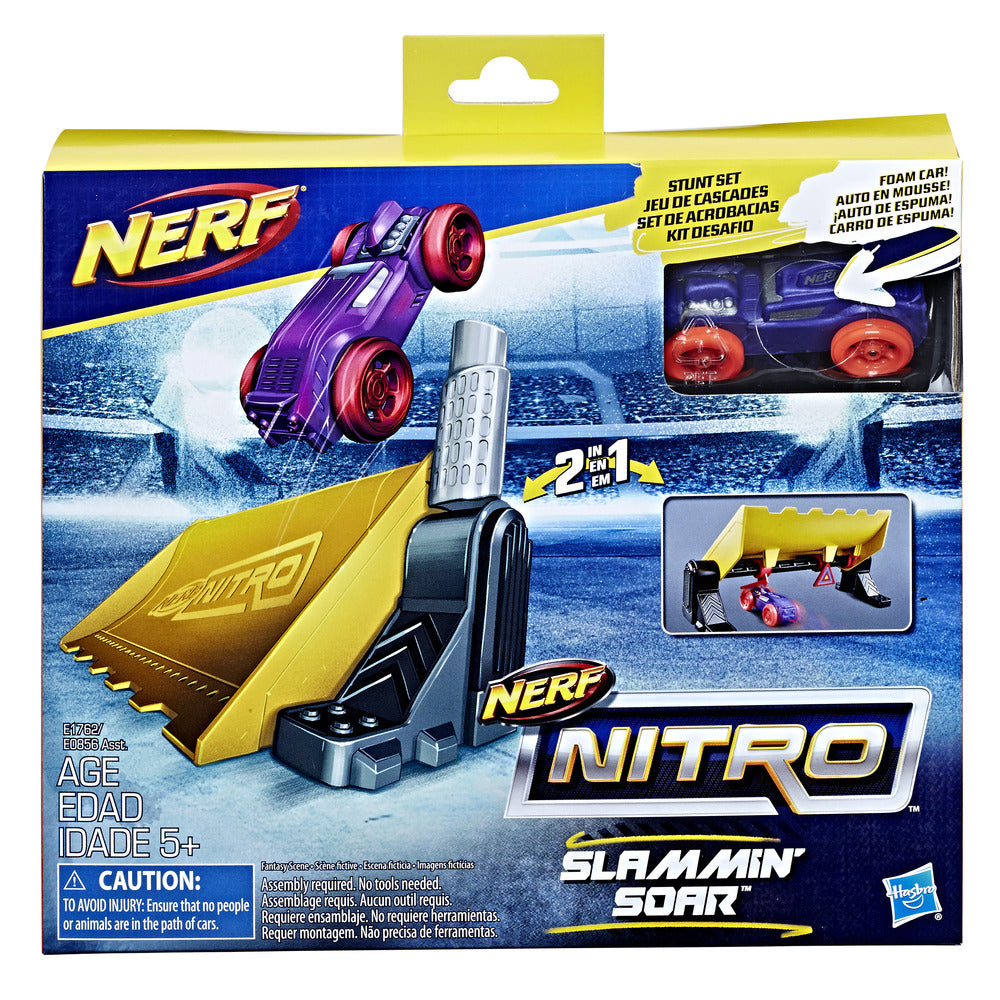 NERF NITRO DOUBLE ACTION STUNT FOAM CAR ASS