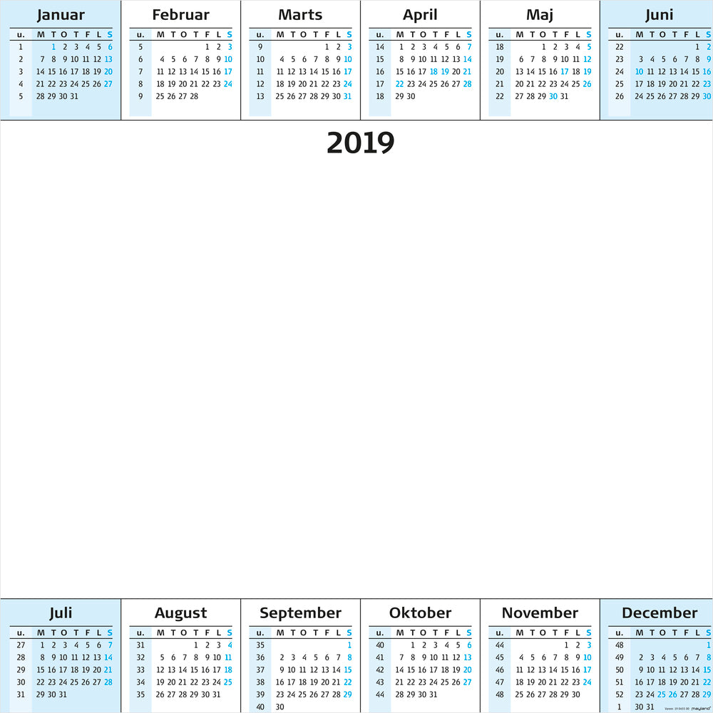 ÅRSOVERSIGT PP WHITEBOARD 2019 MAYLAND