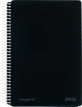 SPIRALKALENDER 1 DAG PP SORT  2019 MAYLAND