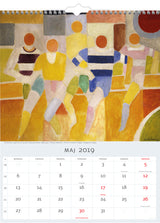 VÆGKALENDER KUNST  2019 MAYLAND