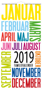 FAMILIEKALENDER TREND  2019 MAYLAND