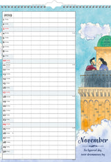 FAMILIE ÅRSKALENDER 7 KOLONNER, 2019 MAYLAND