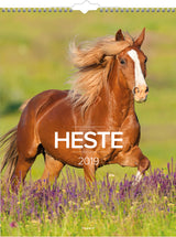 VÆGKALENDER HESTE  2019 MAYLAND