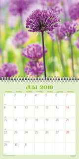 Vægkalender blomster   2019 mayland
