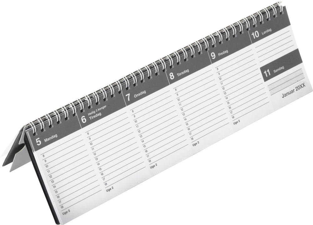 DAG UGEBORDKALENDER GRÅ PP  2019 MAYLAND