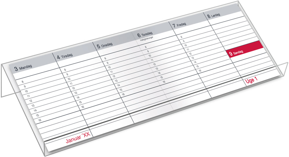 MINI BORDKALENDER SORT VINYL  2019 MAYLAND