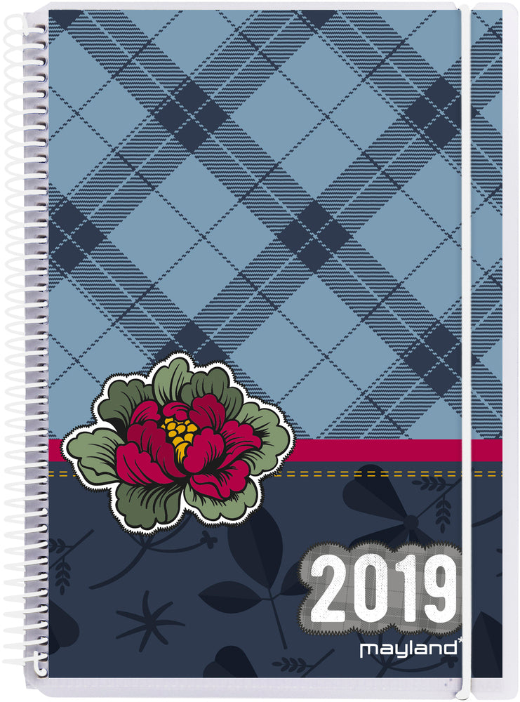 A5 UGEKALENDER 4 ILLU.  2019 MAYLAND