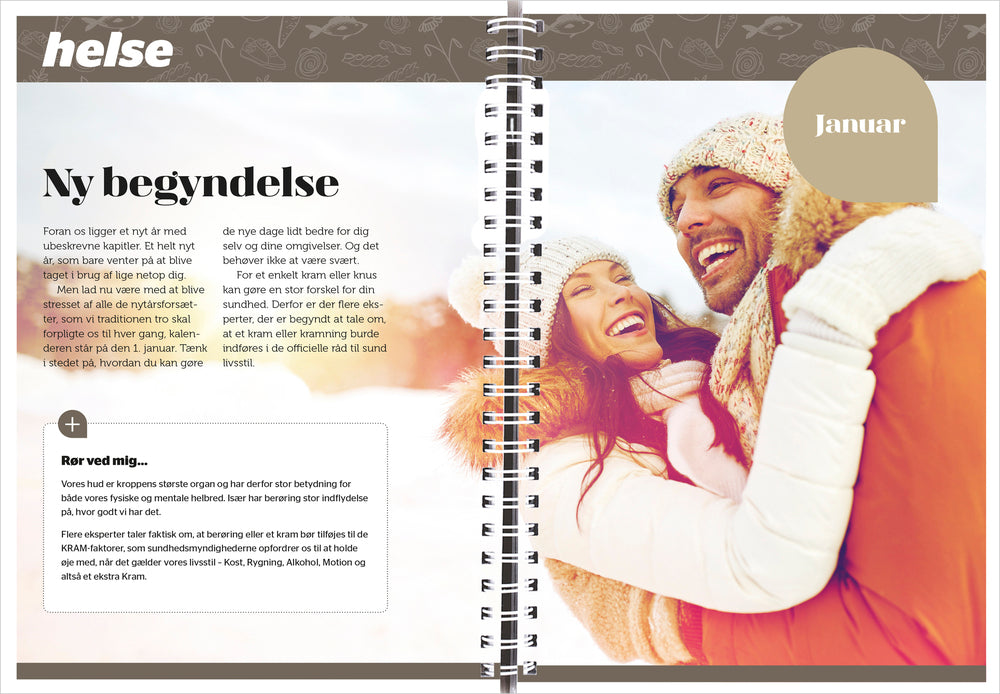 SPIRALKALENDER A5 HELSE 2019  MAYLAND
