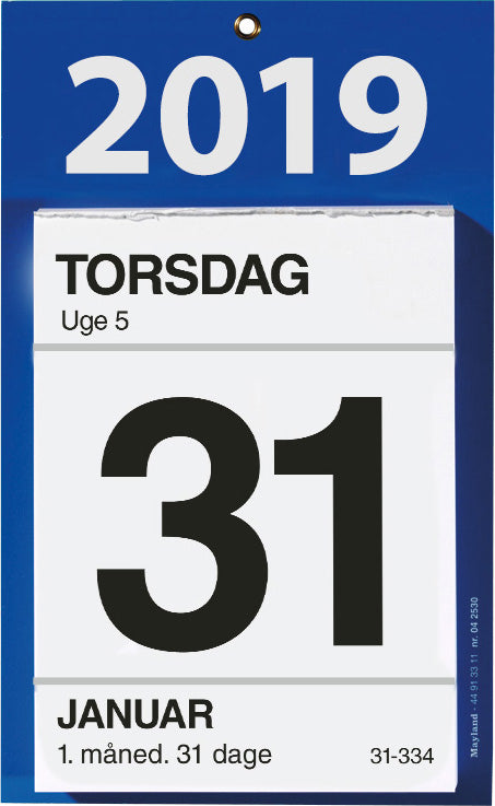 KONTOR AFRIVNINGSKALENDER 2019 MAYLAND