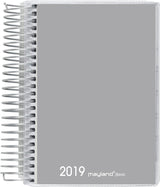 BASIC SPIRALKALENDER 1 DAG GRÅ  2019 MAYLAND