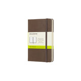 Notesbog Moleskine pocket brun m/192 blanke ark hard cover