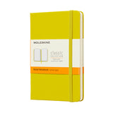 Notesbog Moleskine pocket gul m/192 linjerede ark hard