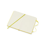Notesbog Moleskine pocket gul m/192 linjerede ark hard