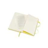 Notesbog Moleskine pocket gul m/192 linjerede ark hard