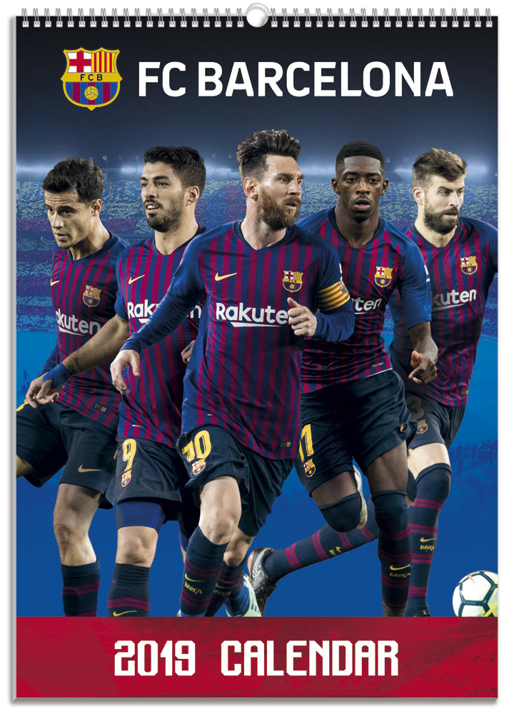 VÆGKALENDER 2019 FC BARCELONA