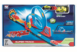 Pull back track racer med 1 bil 251cm