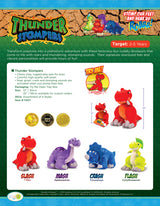 Thunder stompers plys 30 cm asst.