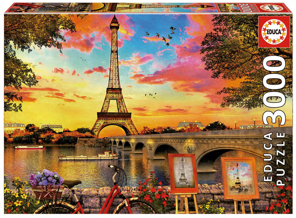 Sunset in Paris 3000 brikker