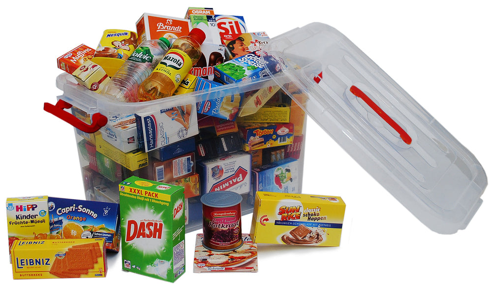 Legemad i opbevarings box