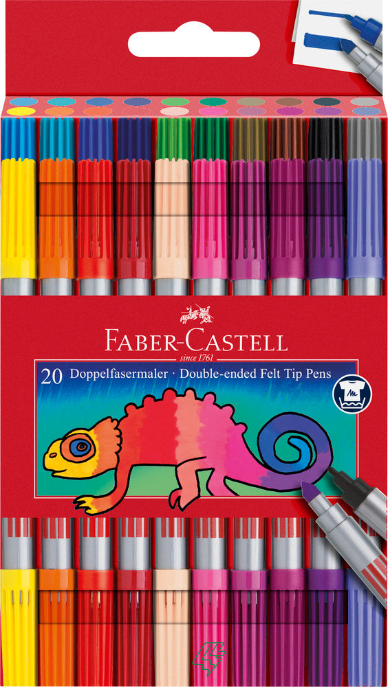 Tusser  Faber-Castell 2 spidser 20 stk.