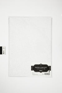 Perlemorspapir A4 120g hvid perlemor iskrystal 10ark