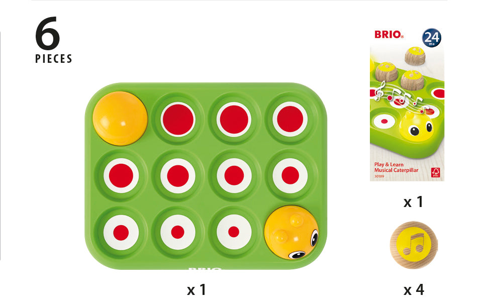 BRIO 30189 Musikalsk larve
