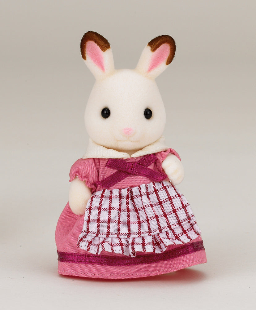 Sylvanian familie kanin og møbel sæt
