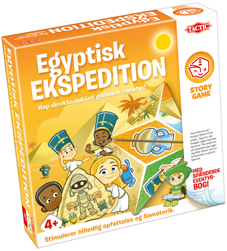 Story game egyptian expedition spil med bog