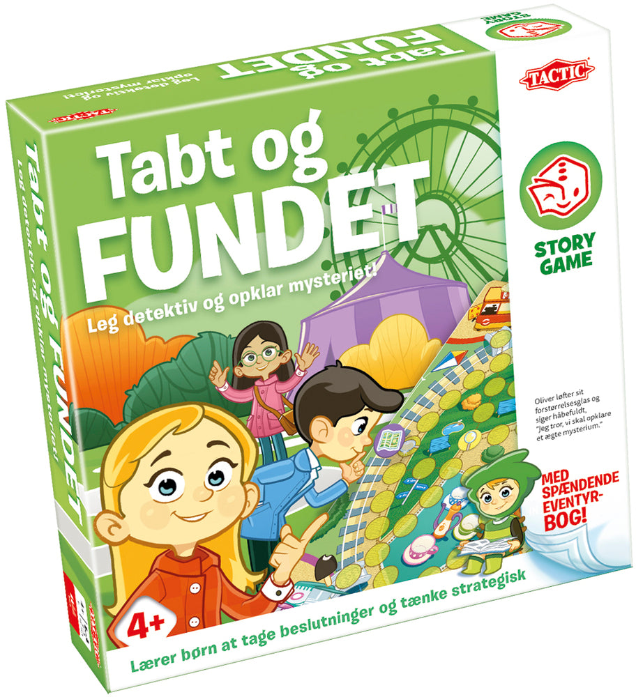 Story game lost & found spil med bog